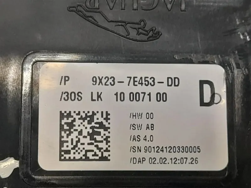 LEVA Cambio Automatico 7E453DD Jaguar XE 2015