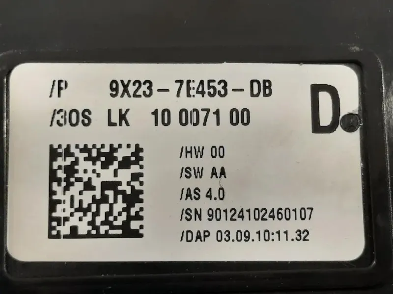 LEVA Cambio Automatico 9X23-7E453-DB Jaguar XF I 2008