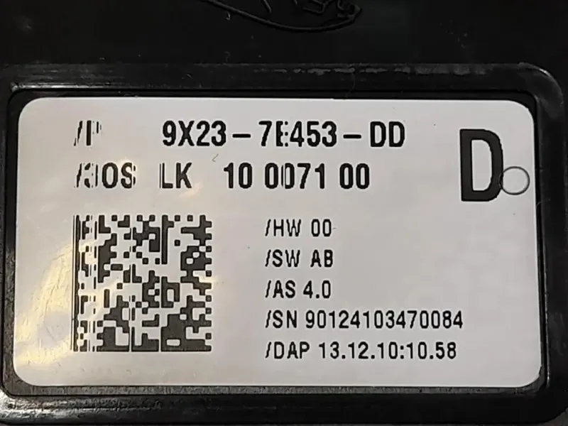 LEVA Cambio Automatico 9X23-7E453-DD Jaguar XF I 2008