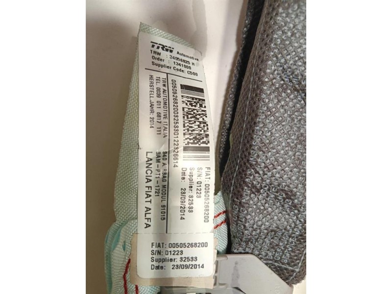Air-bag A Tendina DX SH12-70V312 Alfa Romeo Giulietta 2010