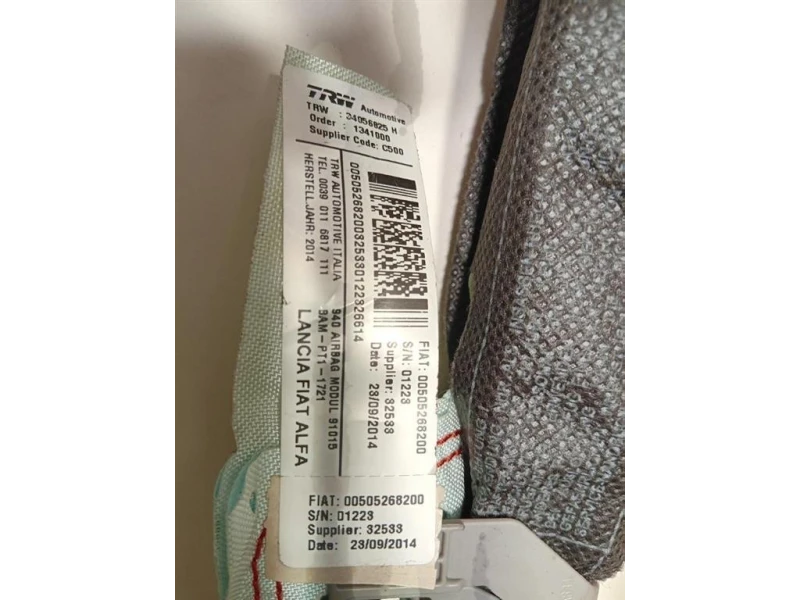 Air-bag A Tendina DX SH12-70V312 Alfa Romeo Giulietta 2010