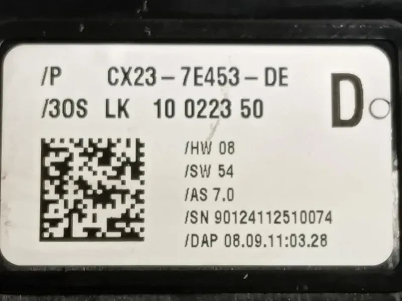 LEVA Cambio Automatico CX23-7E453-DE Jaguar XF I 2011