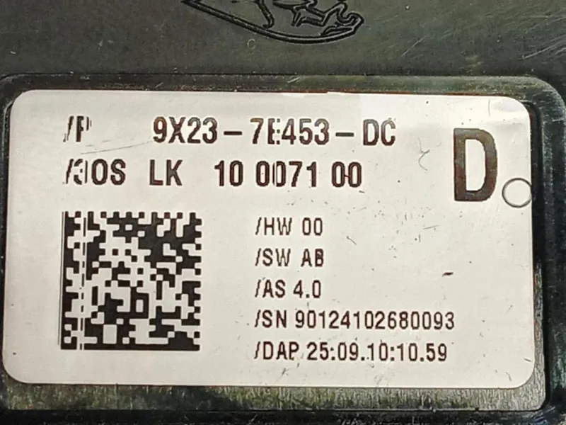 LEVA Cambio Automatico 8X23-7E453-DC Jaguar XF I 2011