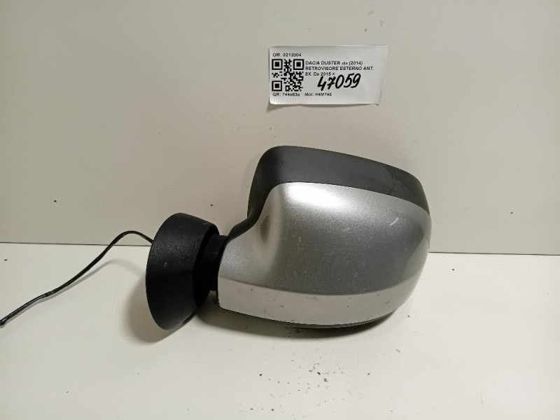 Retrovisore Esterno ANT SX 5 FILI SPECCHIO SPECCHIETTO VETRO Dacia Duster I 2014
