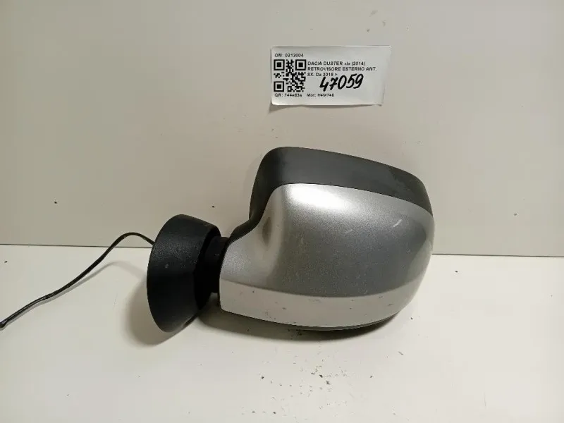 Retrovisore Esterno ANT SX 5 FILI SPECCHIO SPECCHIETTO VETRO Dacia Duster I 2014