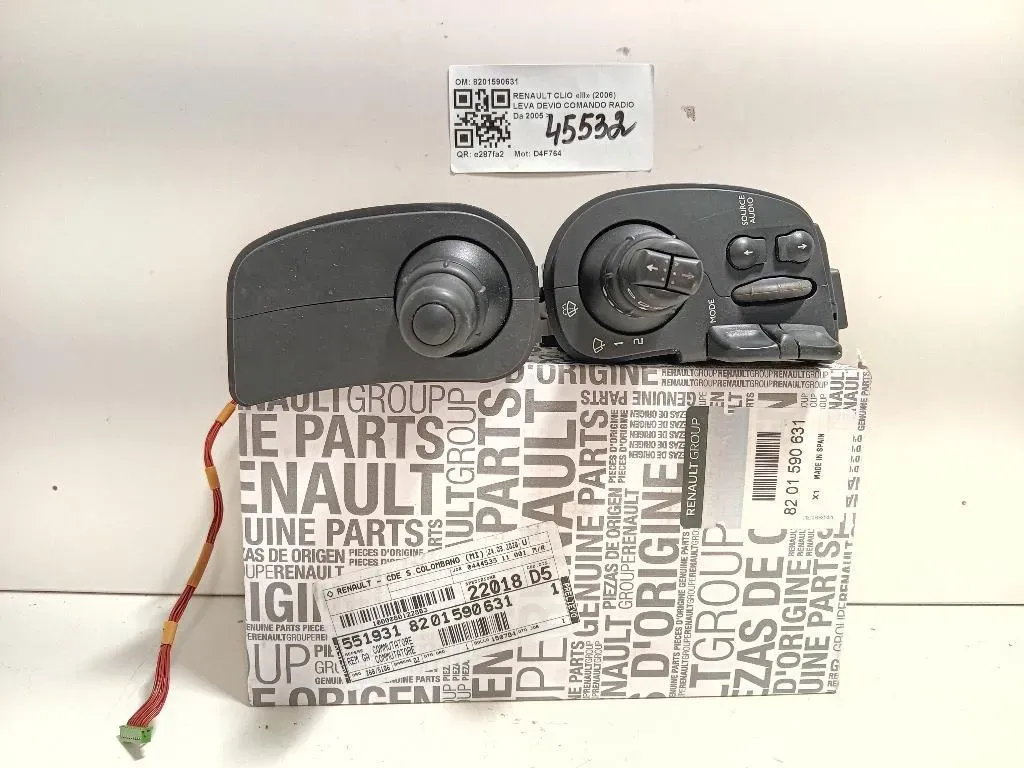 LEVA Devio Comando Radio 8201590631 Renault CLIO III 2006