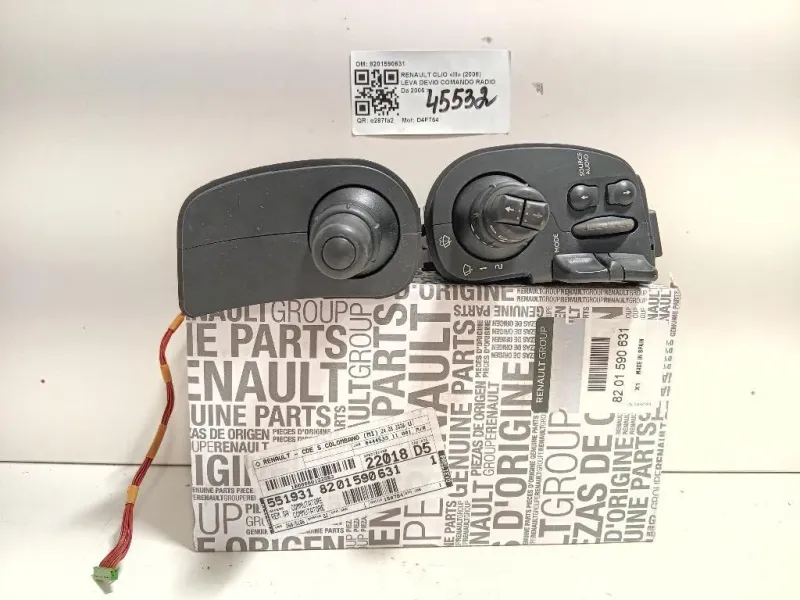 LEVA Devio Comando Radio 8201590631 Renault CLIO III 2006