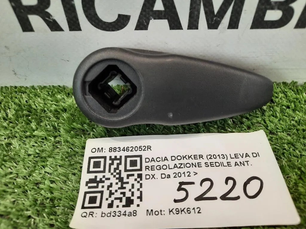 LEVA DI Regolazione Sedile ANT DX 883462052R Dacia Dokker 2013
