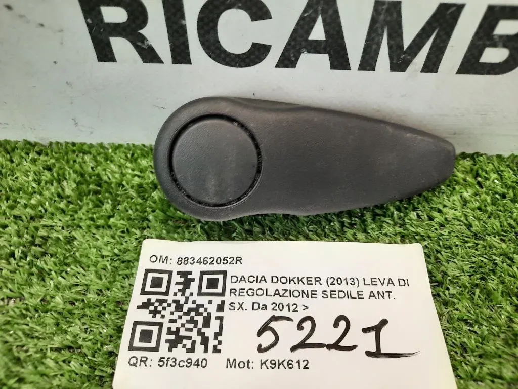 LEVA DI Regolazione Sedile ANT SX 883462052R Dacia Dokker 2013