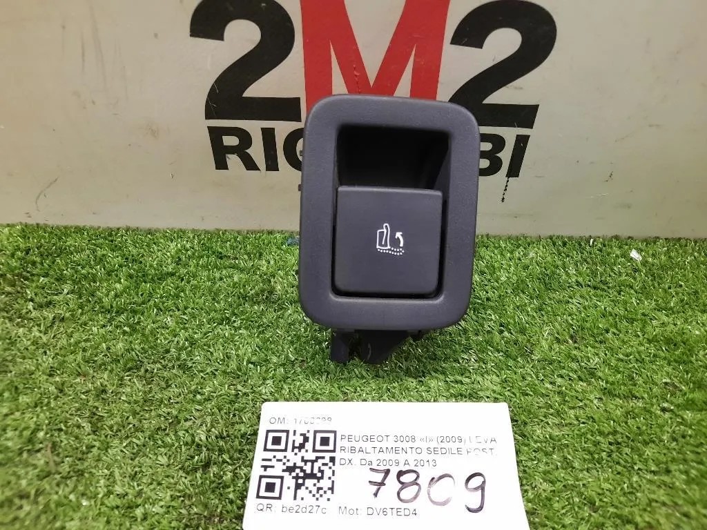 LEVA Ribaltamento Sedile POST DX 1700698 Peugeot 3008 I 2009