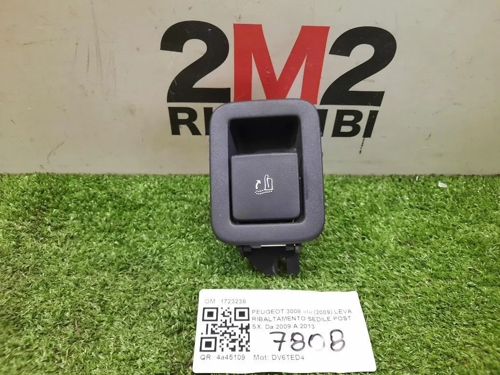 LEVA Ribaltamento Sedile POST SX 1723238 Peugeot 3008 I 2009