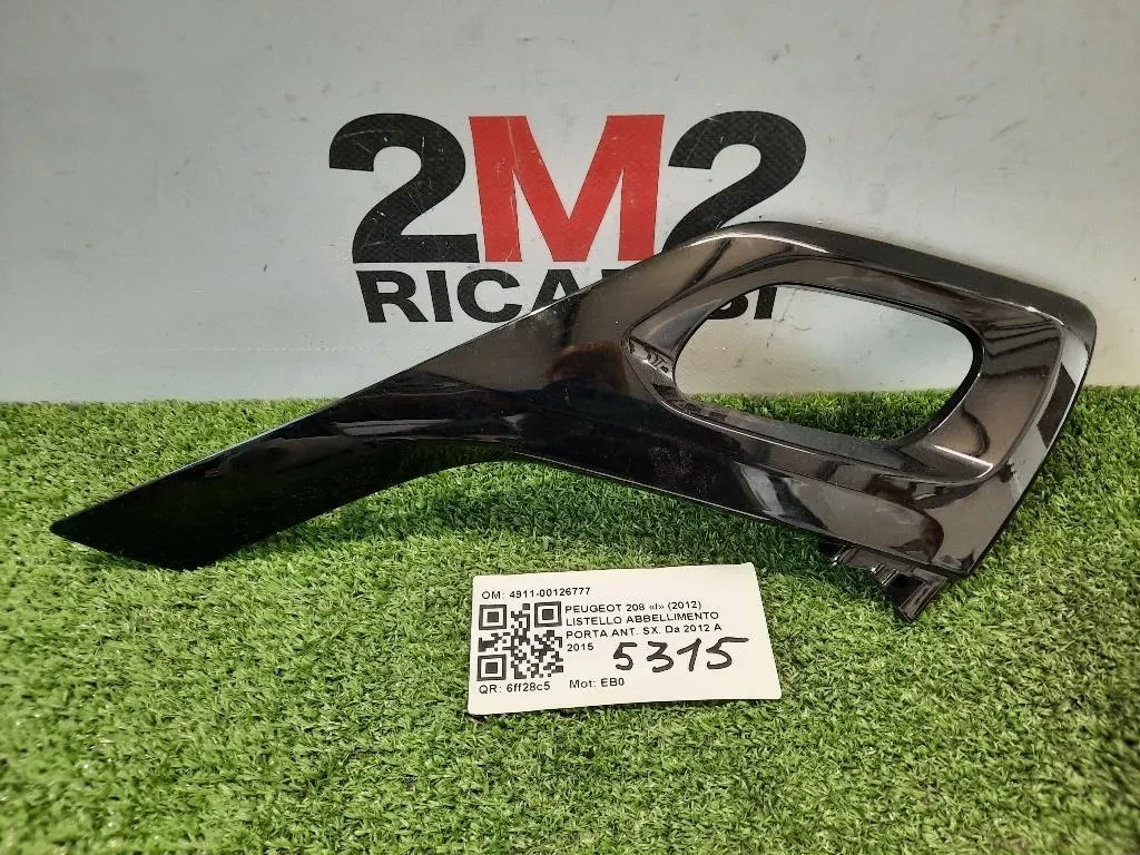 Listello Abbellimento Porta ANT SX 4911-00126777 Peugeot 208 I 2012