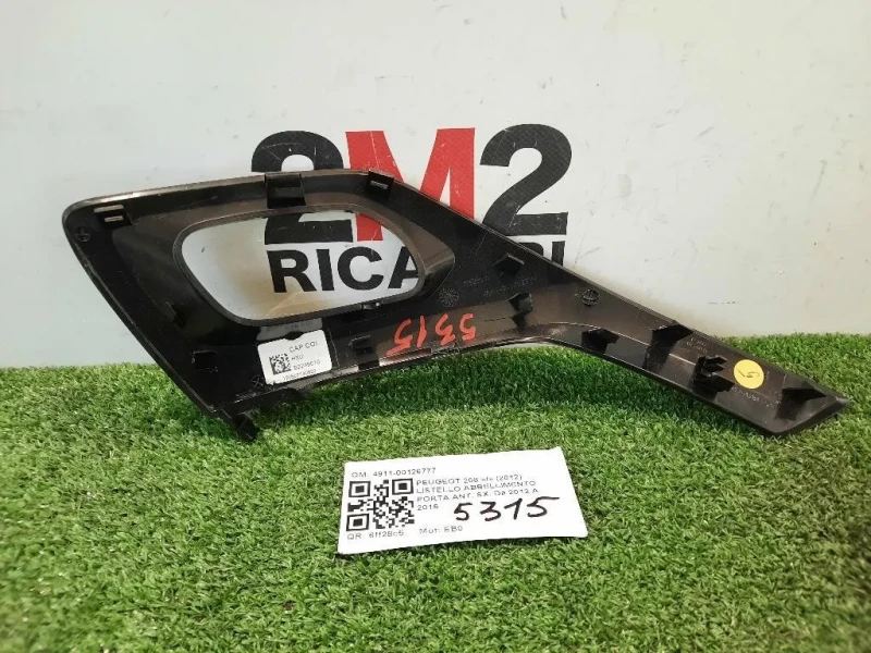 Listello Abbellimento Porta ANT SX 4911-00126777 Peugeot 208 I 2012