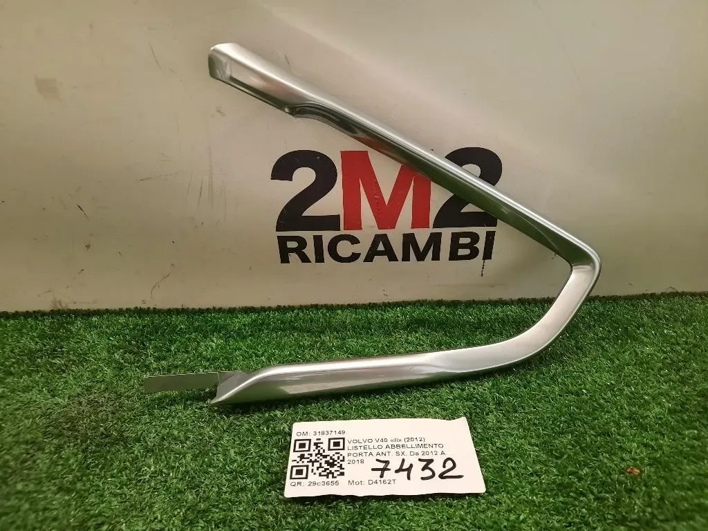 Listello Abbellimento Porta ANT SX 31837149 Volvo V40 II 2012