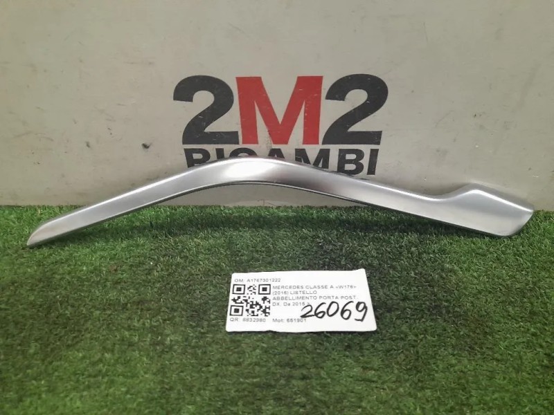 Listello Abbellimento Porta POST DX A1767301222 Mercedes Classe A W176 2015