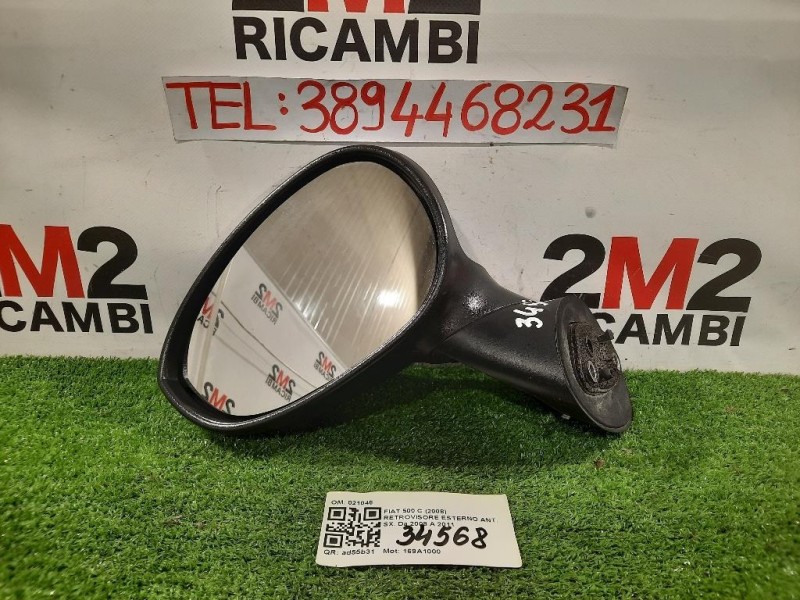 Retrovisore Esterno ANT SX SPECCHIO SPECCHIETTO Fiat 500 C 2008