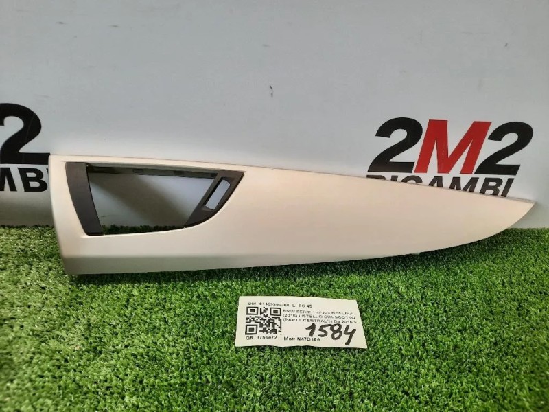 Listello Cruscotto Parte Centrale 51459396300 Bmw Serie 1 F20 Berlina 2015