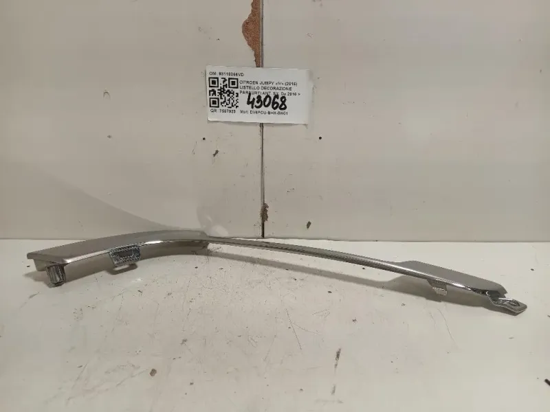 Listello Decorazione Paraurti ANT SX 98118266VD Citroen Jumpy IV 2016