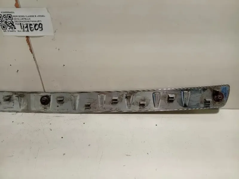 Listello Decorazione Paraurti POST A2468854500 Mercedes Classe B W246 2012