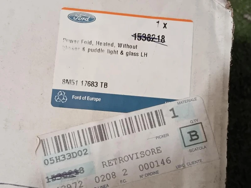 Retrovisore Esterno ANT SX 8M51-17683-VB Ford Focus II 2005