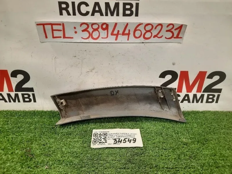 Listello Pannello Rivest Parafango POST DX 1246902040 Mercedes Classe E W124 1985