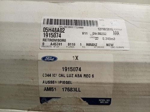 Retrovisore Esterno ANT SX 1915074 7 FILI Ford S-max II 2015
