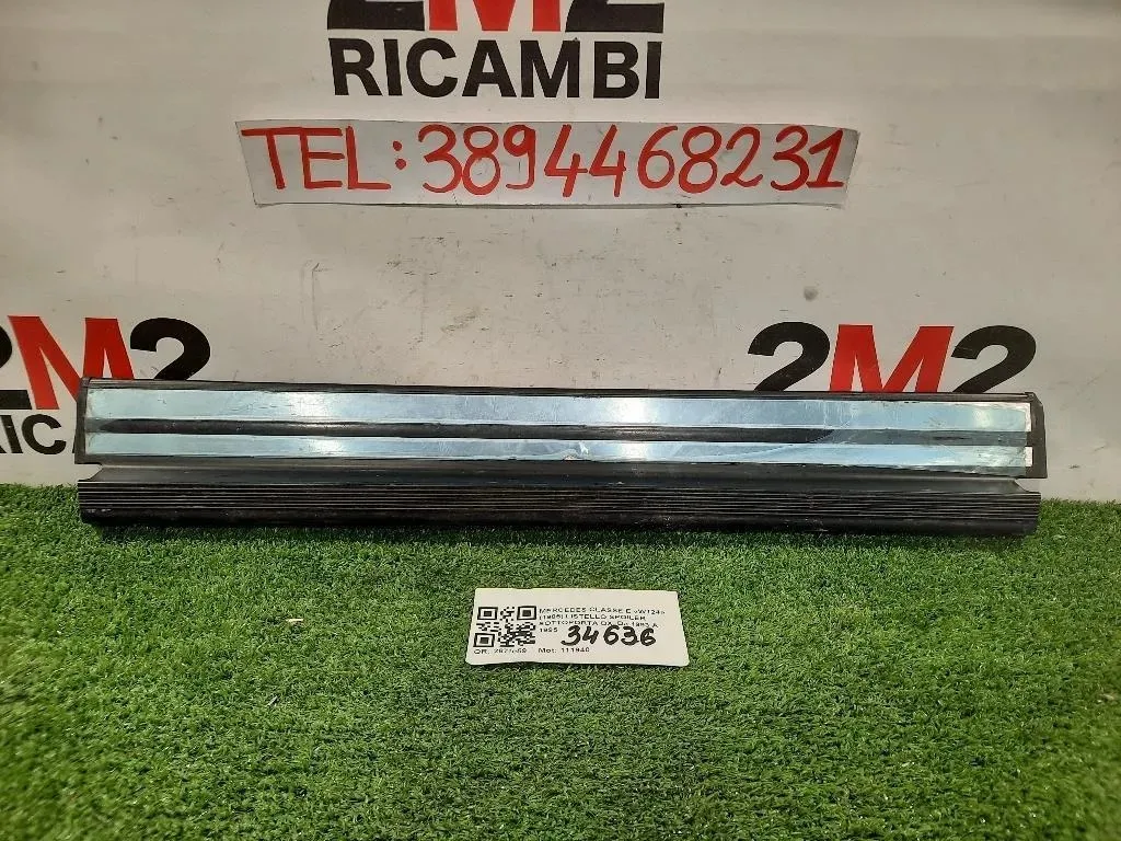 Listello Spoiler Sottoporta DX Mercedes Classe E W124 1985