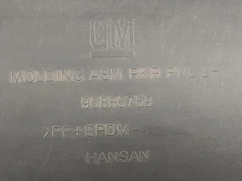 Listello Spoiler Sottoporta SX 96886769 Chevrolet Orlando 2011