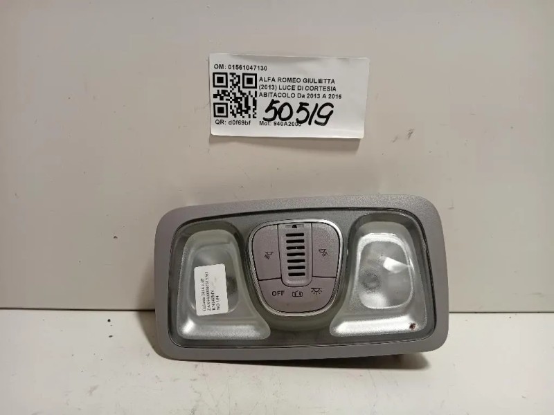 LUCE DI Cortesia Abitacolo 01561047130 Alfa Romeo Giulietta 2013
