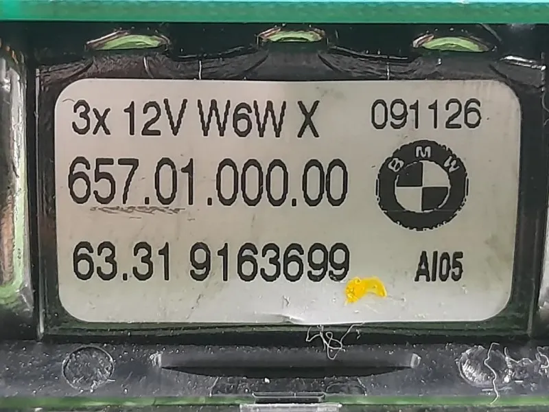 LUCE DI Cortesia Abitacolo 6331 9163699 Bmw Serie 5 F10 Berlina 2010