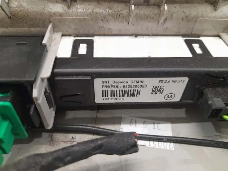 LUCE DI Cortesia Abitacolo 96754056BJ 9825205380 Citroen C3 III 2016