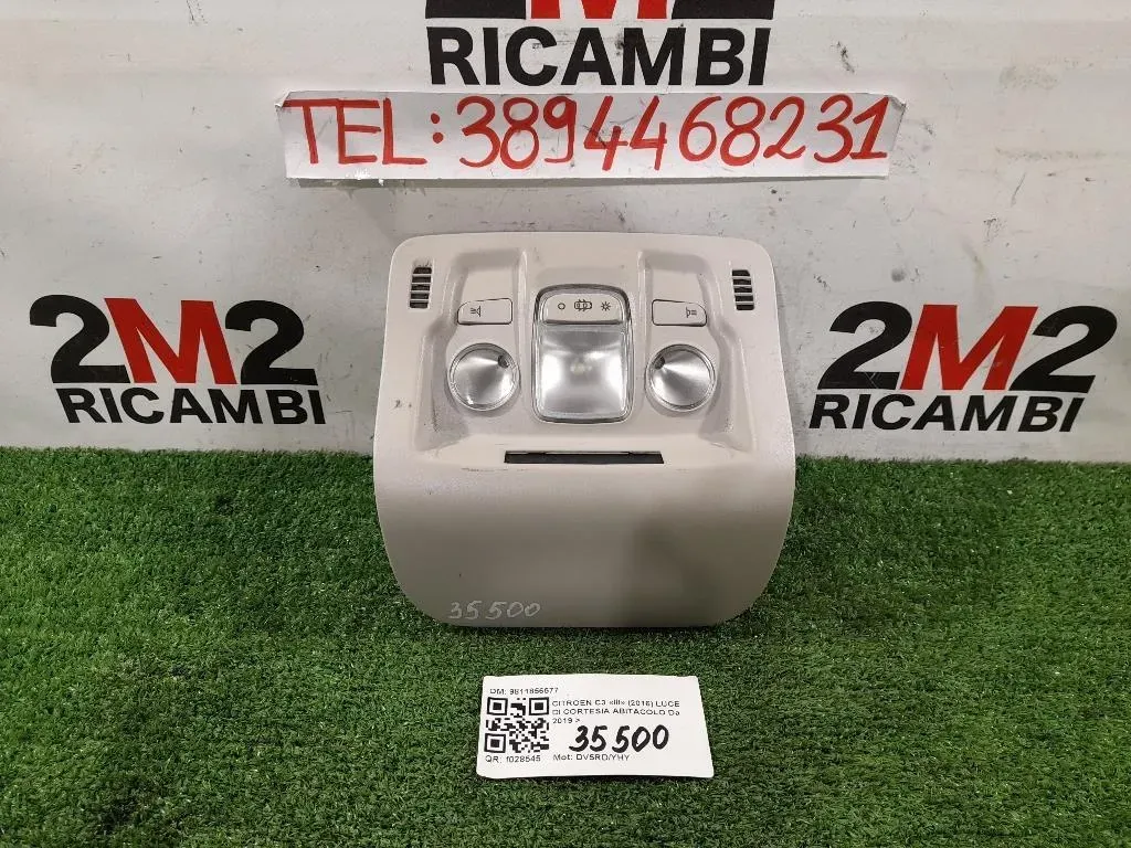 LUCE DI Cortesia Abitacolo 9811856577 Citroen C3 III 2016