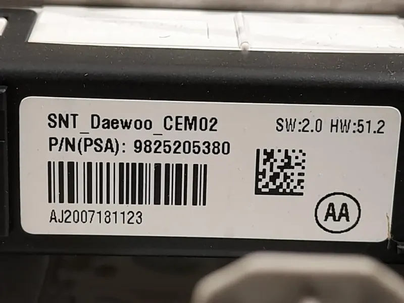 LUCE DI Cortesia Abitacolo 9811856577 Citroen C3 III 2016