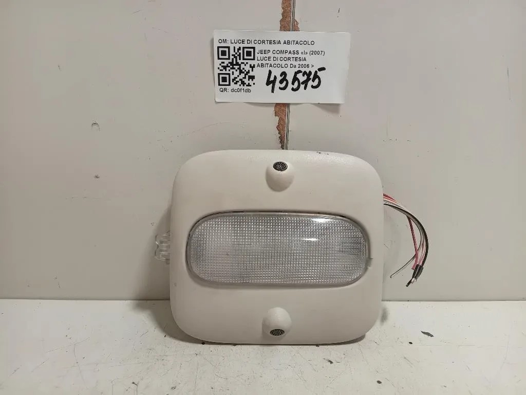LUCE DI Cortesia Abitacolo LUCE DI CORTESIA ABITACOLO Jeep Compass I 2007