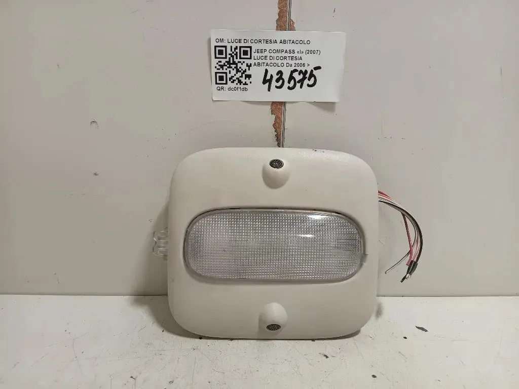 LUCE DI Cortesia Abitacolo LUCE DI CORTESIA ABITACOLO Jeep Compass I 2007