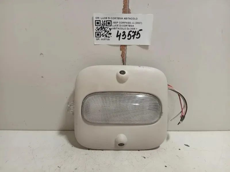 LUCE DI Cortesia Abitacolo LUCE DI CORTESIA ABITACOLO Jeep Compass I 2007