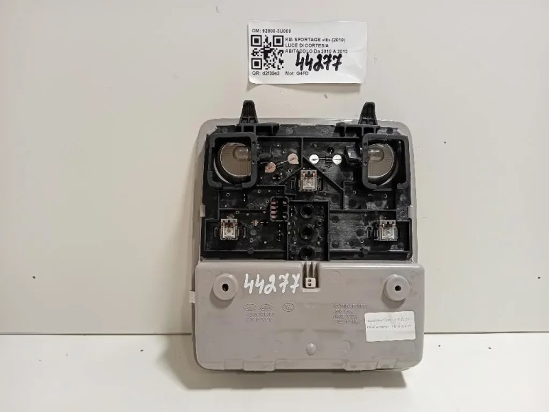LUCE DI Cortesia Abitacolo 92800-3U000 Kia Sportage III 2010