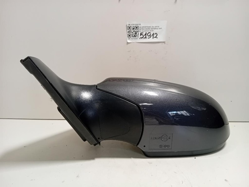 Retrovisore Esterno ANT SX 876103W102 9 FILE Kia Sportage III 2010