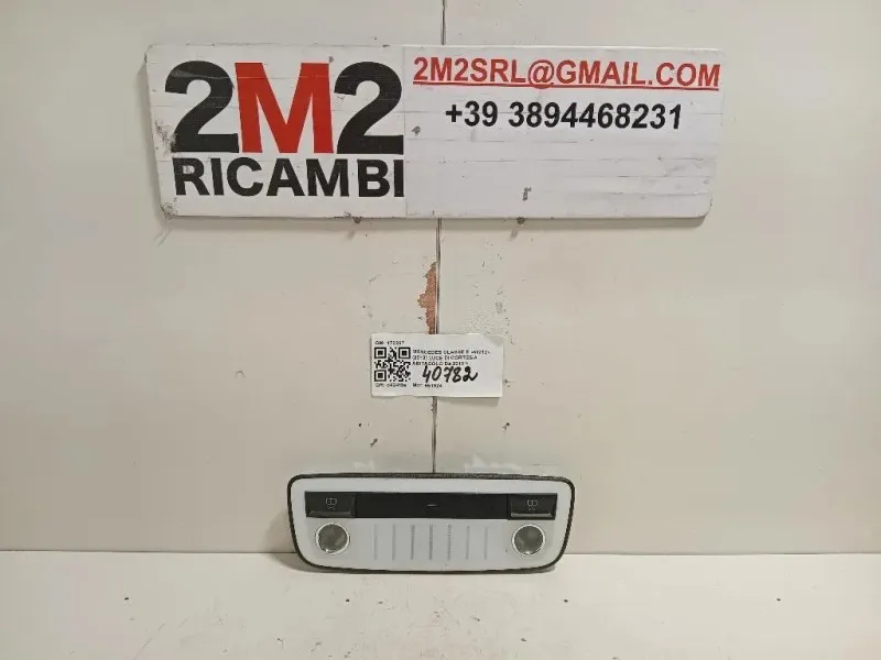 LUCE DI Cortesia Abitacolo 170207 Mercedes Classe E W212 2013