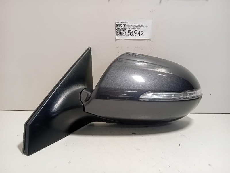 Retrovisore Esterno ANT SX 876103W102 9 FILE Kia Sportage III 2010