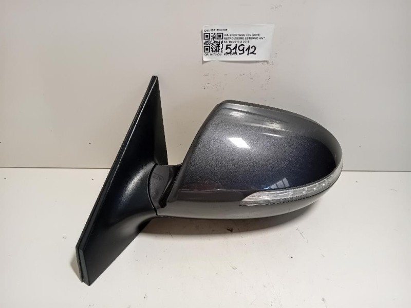 Retrovisore Esterno ANT SX 876103W102 9 FILE Kia Sportage III 2010