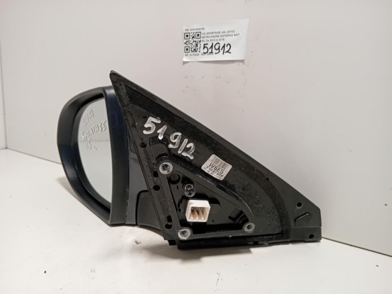 Retrovisore Esterno ANT SX 876103W102 9 FILE Kia Sportage III 2010