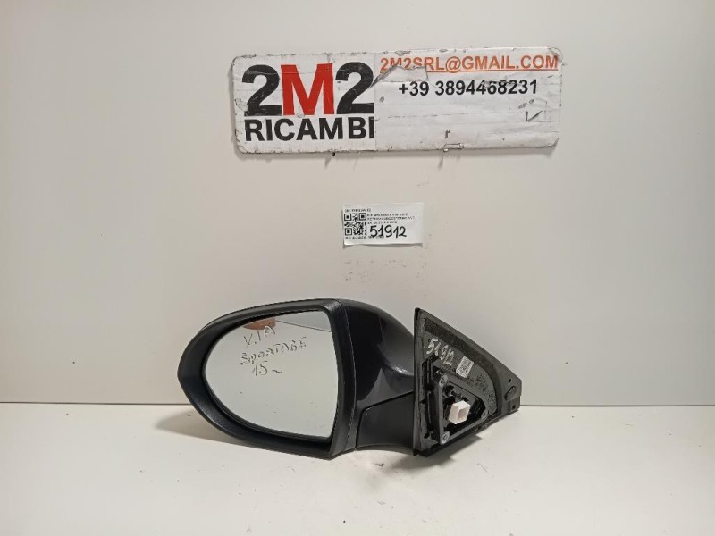 Retrovisore Esterno ANT SX 876103W102 9 FILE Kia Sportage III 2010
