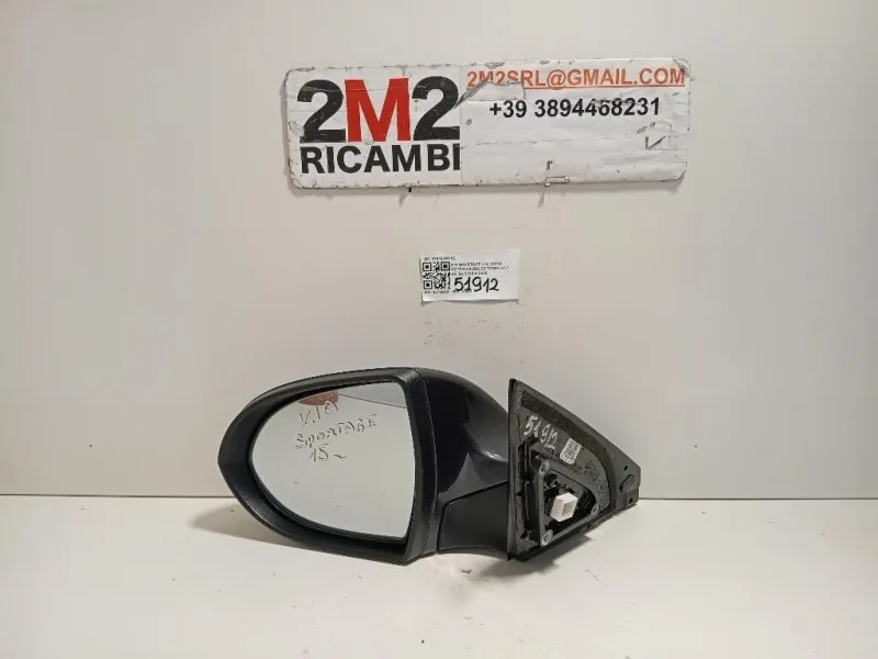 Retrovisore Esterno ANT SX 876103W102 9 FILE Kia Sportage III 2010