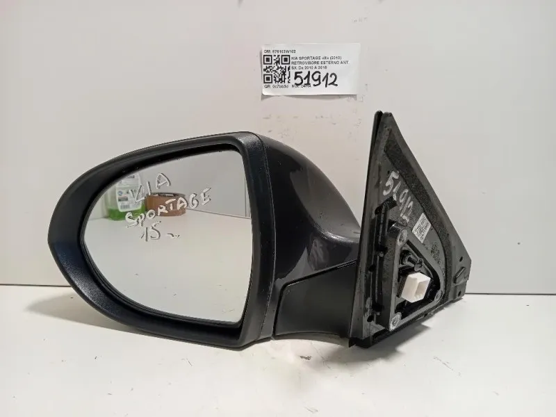 Retrovisore Esterno ANT SX 876103W102 9 FILE Kia Sportage III 2010
