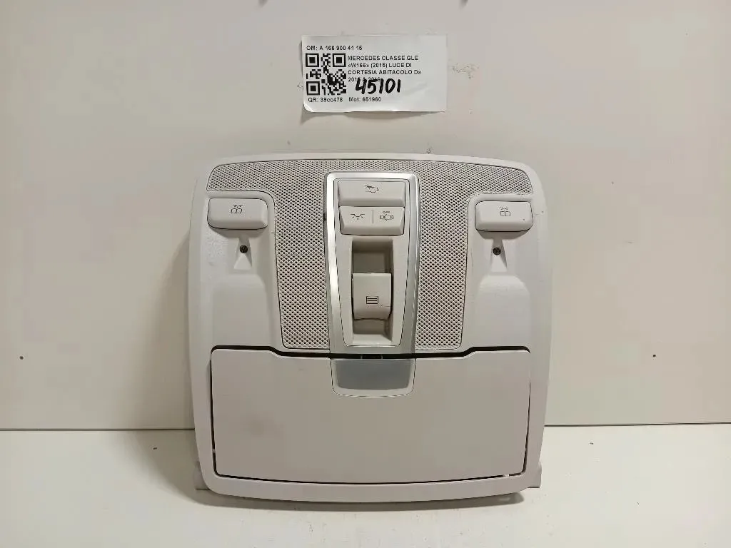 LUCE DI Cortesia Abitacolo A 166 900 41 15 Mercedes Classe GLE W166 2015