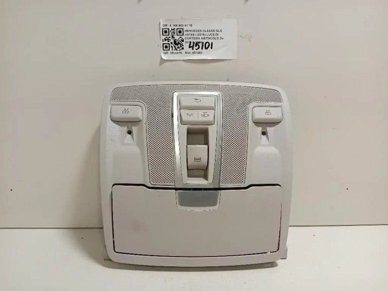 LUCE DI Cortesia Abitacolo A 166 900 41 15 Mercedes Classe GLE W166 2015