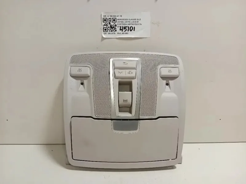 LUCE DI Cortesia Abitacolo A 166 900 41 15 Mercedes Classe GLE W166 2015