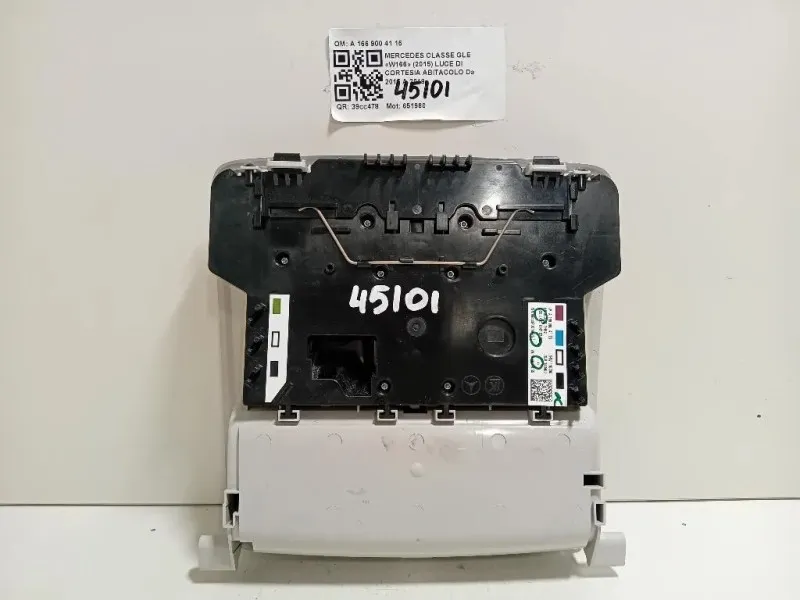 LUCE DI Cortesia Abitacolo A 166 900 41 15 Mercedes Classe GLE W166 2015