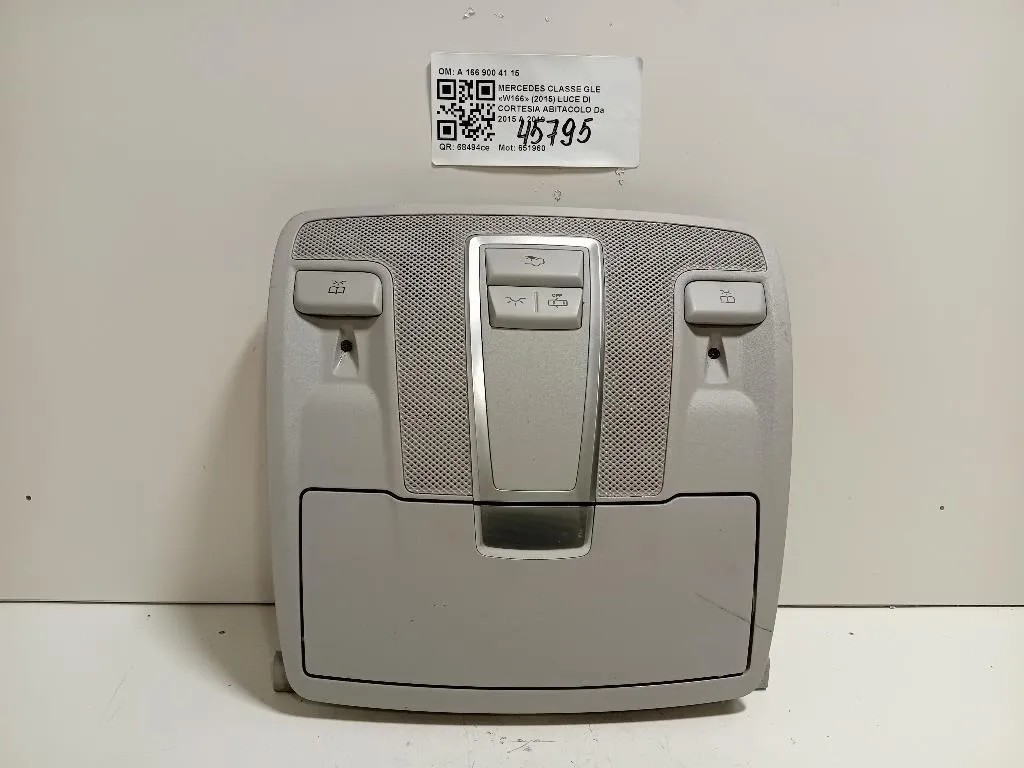 LUCE DI Cortesia Abitacolo A 166 900 41 15 Mercedes Classe GLE W166 2015